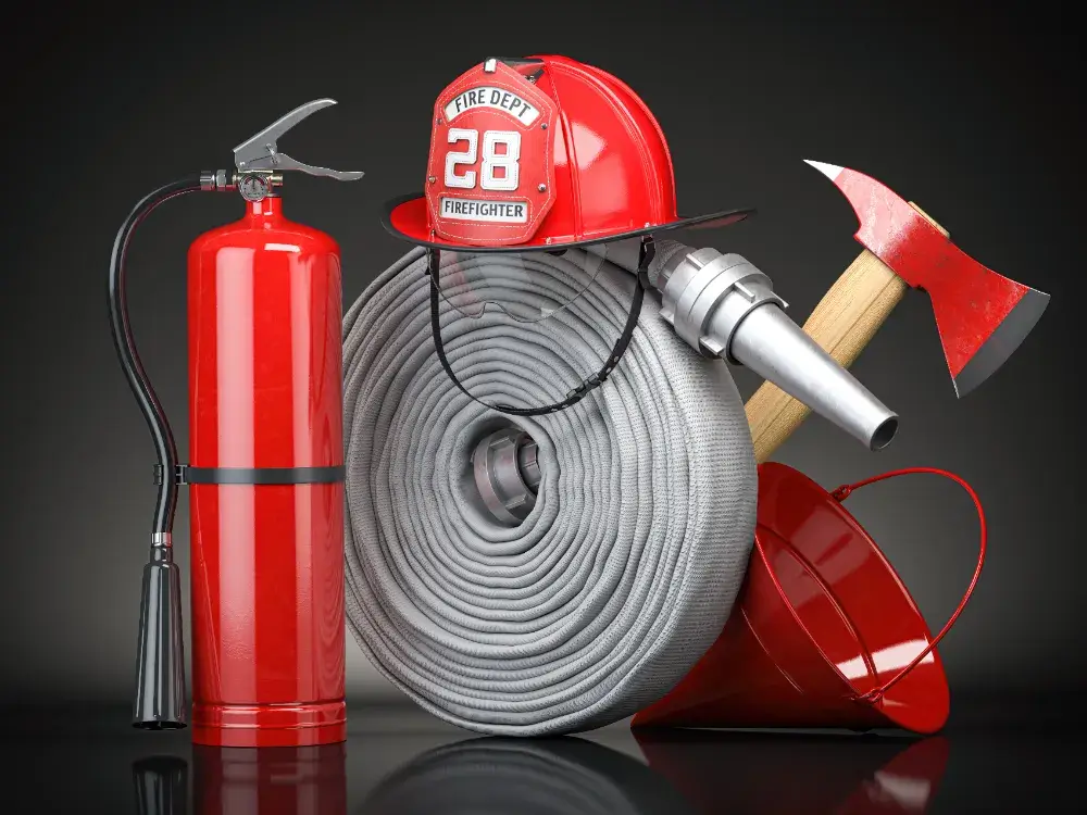 firefighter equipment and tools